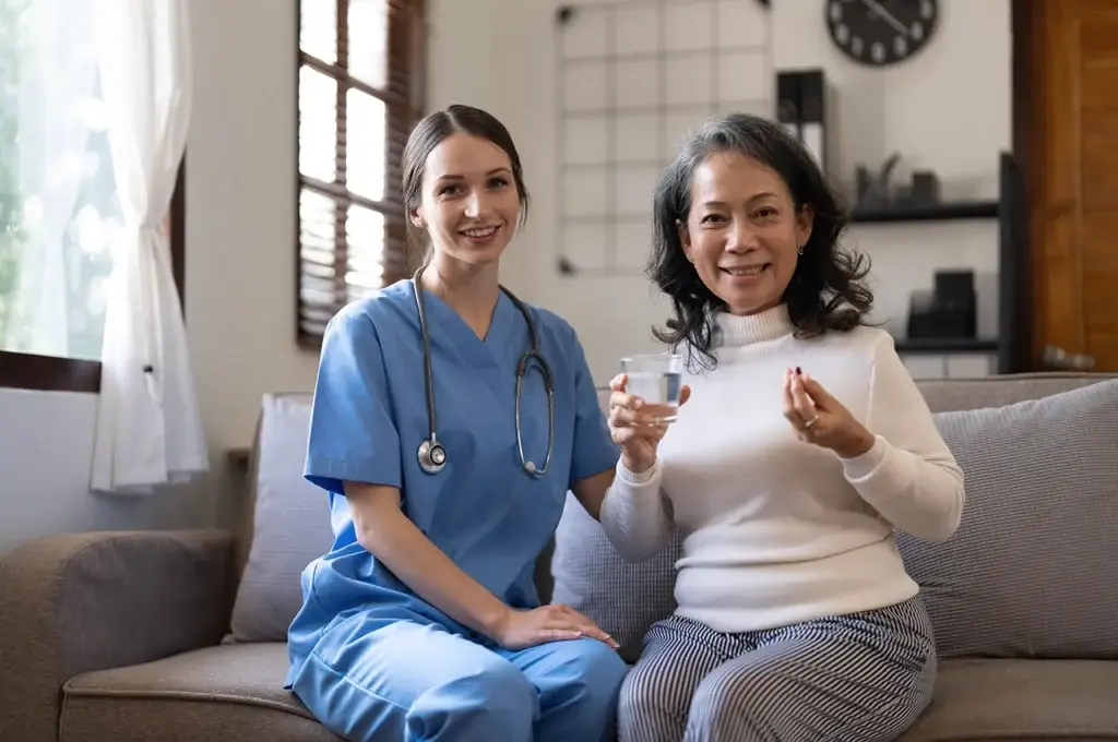 Licensed nurse providing home nursing services in Sharjah